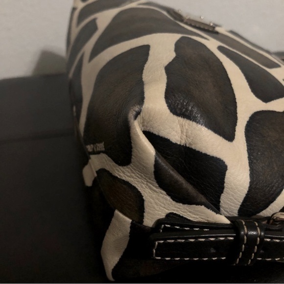 Vintage Dooney & Bourke Giraffe Hobo Handbag Purse - Picture 8 of 13